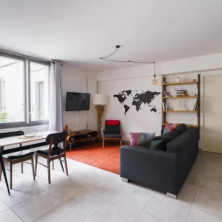 Appartamento Bright And Airy 1bd Quartier De La Gare Parigi